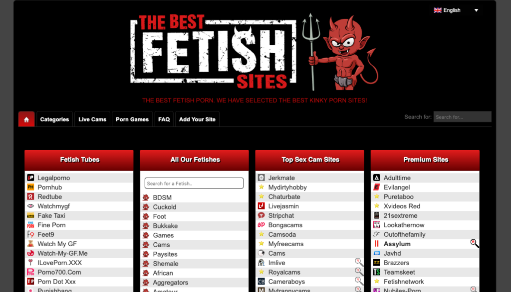 thebestfetishsites screenshot
